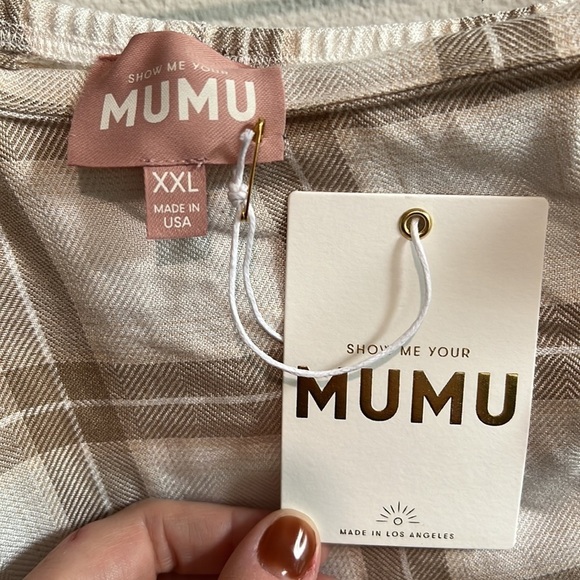 Show Me Your MuMu Valley Skort Everyday Plaid Size XXL - NWT! - Picture 2 of 6